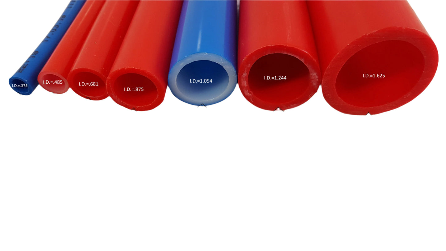 1" Non-Barrier PEX B Tubing 500' coil- RED Certified Htg/Plbg/Potable Water