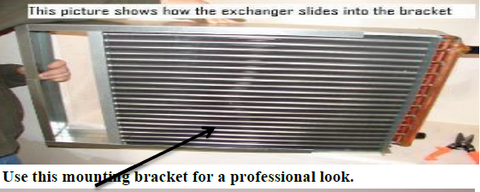 Water to Air Heat Exchanger Installation Kit