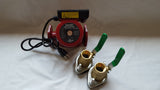 3 speed Circulating Pump 34 GPM with Cord with (2) 1 1/4" Flanged Ball Valves