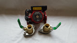 3 speed Circulating Pump With Cord 20 GPM with (2) 1 1/4" Flanged Ball Valves