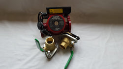3 speed Circulating Pump With Cord 20 GPM with (2) 1" Flanged Ball Valves
